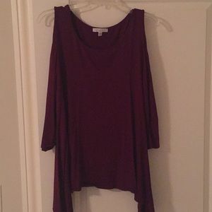 Cold shoulder top